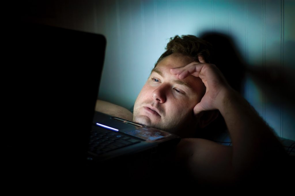 man unable to sleep at night tips to sleep better