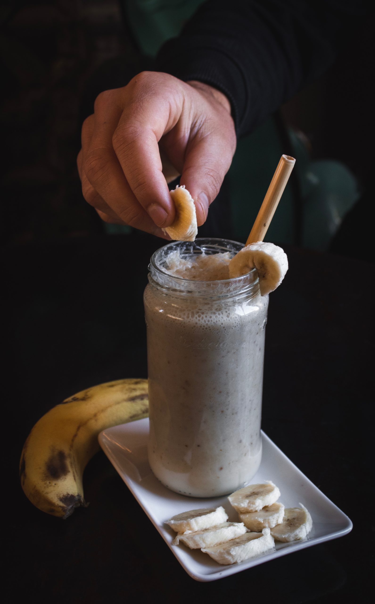 Banana Smoothie Simple healthy and tasty