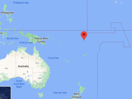 Tuvalu Map- 4th Smallest Country in the world