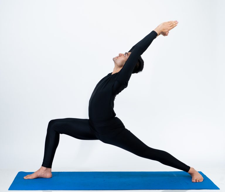 Virabhadrasana-Warrior-Pose--best yoga poses to lose belly fat
